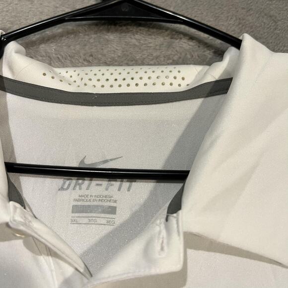 Florida Gators Shirt Mens 3XL White NCAA Football Nike Dri-FIT Polo Polyester - Picture 4 of 8